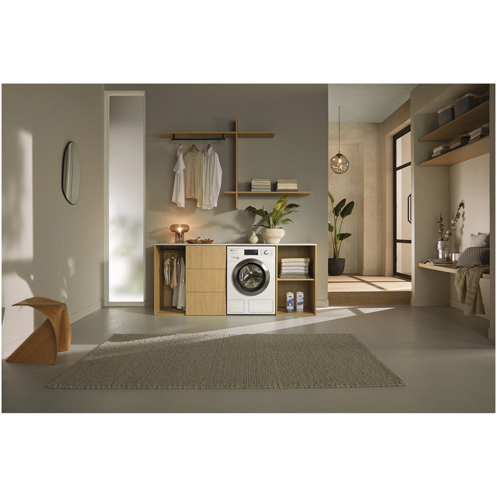 Miele WEG885 WCS 9kg 1400 Spin PowerWash & SteamCare Washing Machine Lotus White