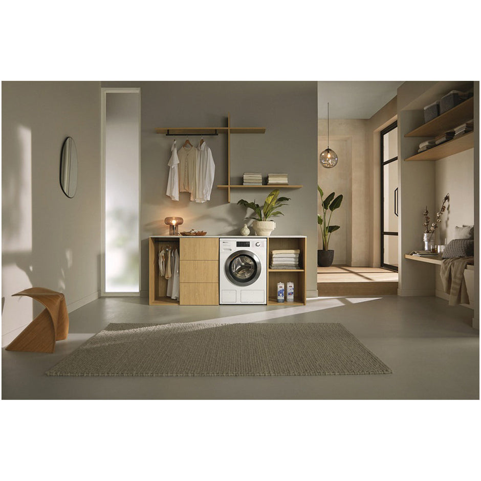 Miele WEG885 WCS 9kg 1400 Spin PowerWash & SteamCare Washing Machine Lotus White