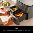 Ninja 6 in 1 Dual Zone Air Fryer 7.6L DZ300UK - Gun Metal Grey