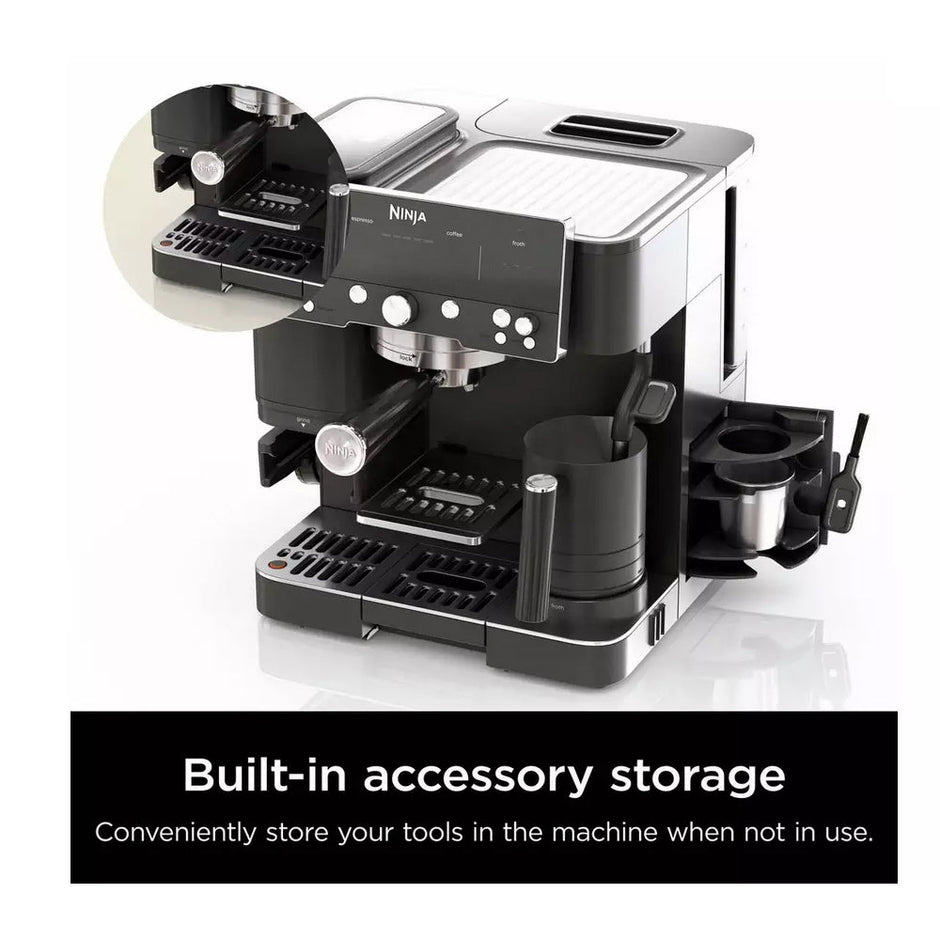Ninja ES601UKBK Luxe Cafe Premier Espresso Coffee Machine - Black