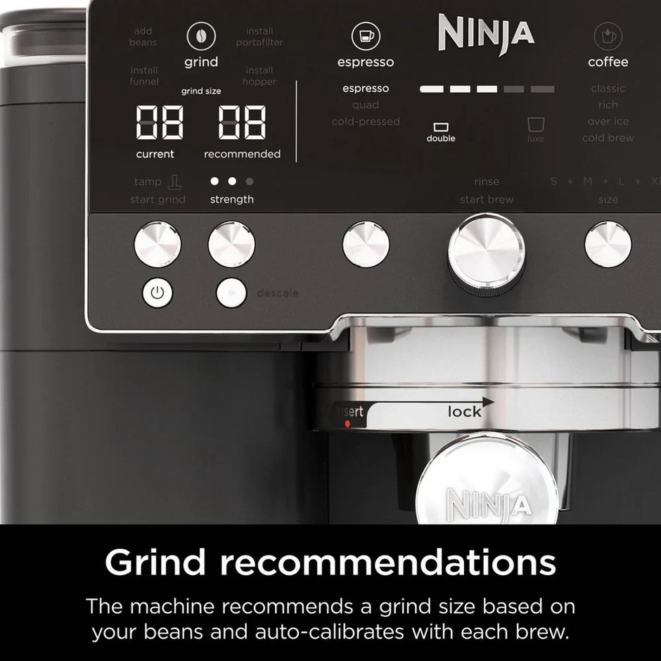 Ninja ES601UKBK Luxe Cafe Premier Espresso Coffee Machine - Black