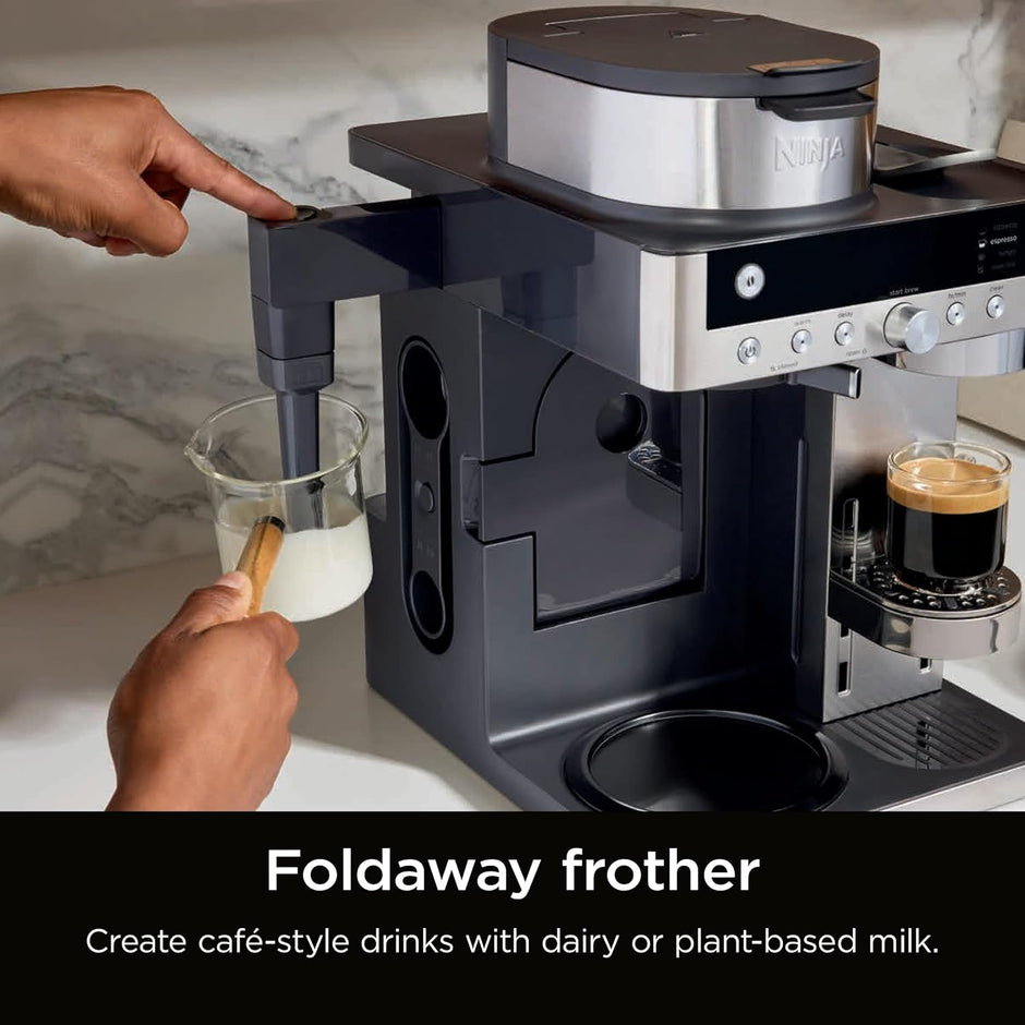 Ninja Prestige Dualbrew System CFN802UK Pod and Filter Coffee Machine - Black
