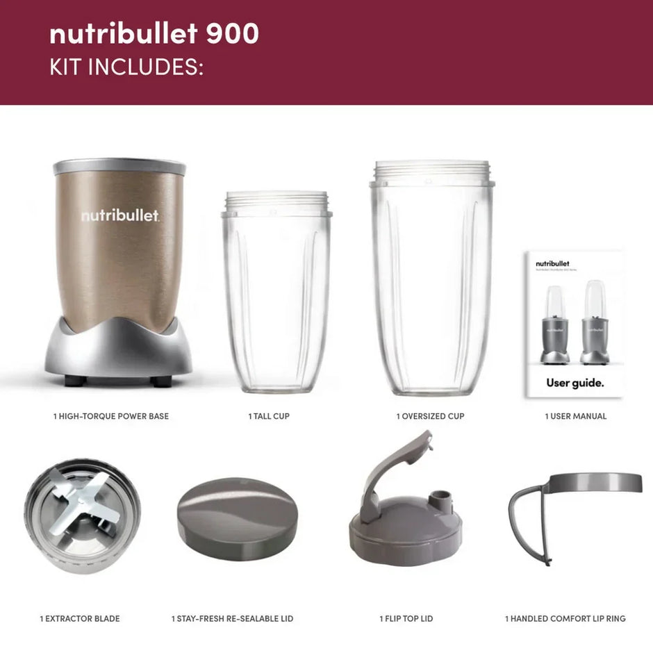 Nutribullet 900 Series Blender NBLP9 - Champagne