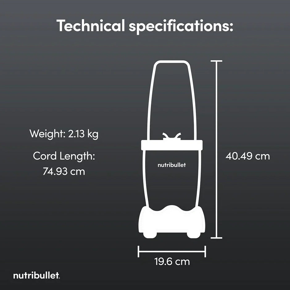 Nutribullet 900 Series McLaren F1 Team Edition Portable Blender 2775 - Grey