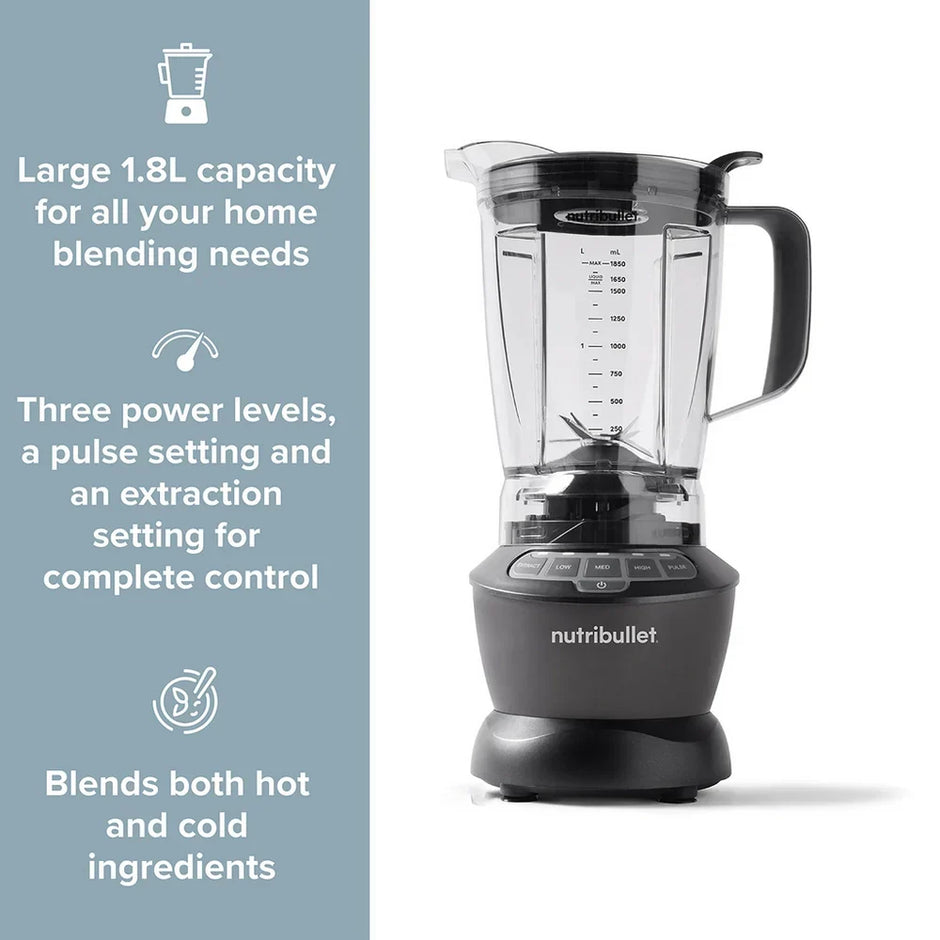 Nutribullet Blender Combo 1200W Power 02147 - Dark Grey