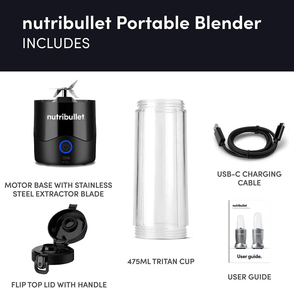 Nutribullet Portable Blender 02306 - Black