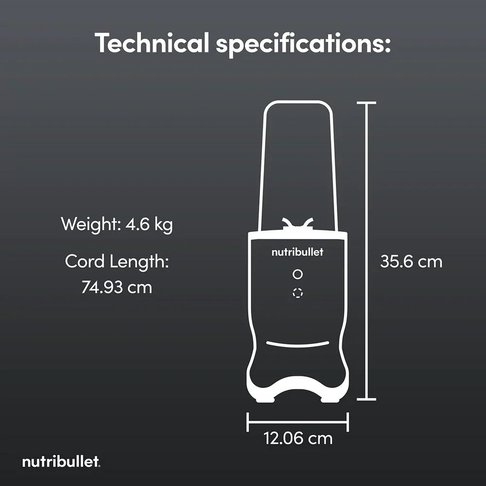 Nutribullet Ultra 1200 McLaren F1 Team Edition Portable Blender 2776 - Grey