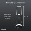 Nutribullet Ultra 1200 McLaren F1 Team Edition Portable Blender 2776 - Grey