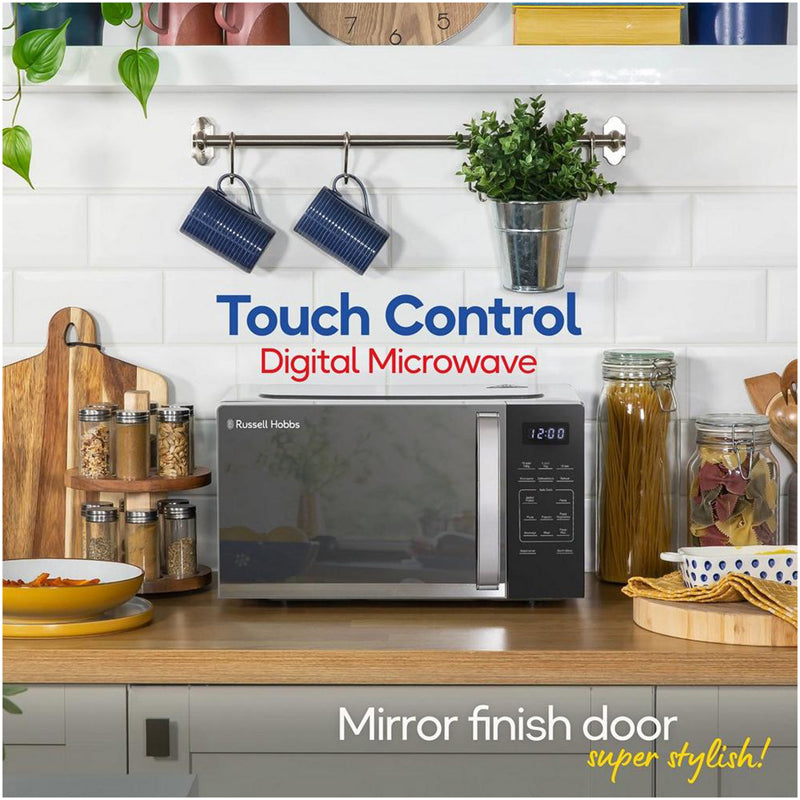 Russell Hobbs RHMT2045S 20 Litre Touch Control Digital Microwave Silver