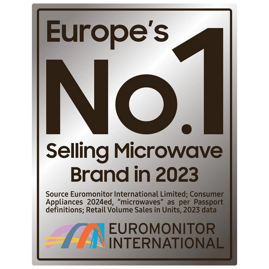 Samsung MS23K3515AK 23L Solo Microwave Oven with Triple Distribution System Black