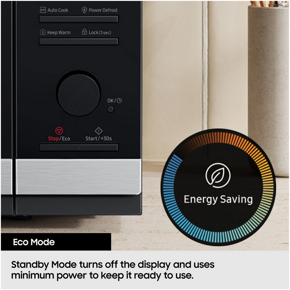 Samsung MS23K3515AK 23L Solo Microwave Oven with Triple Distribution System Black