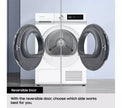 Samsung Series 5 DV90CGC0A0AEEU with OptimalDry 9 kg Heat Pump Tumble Dryer White