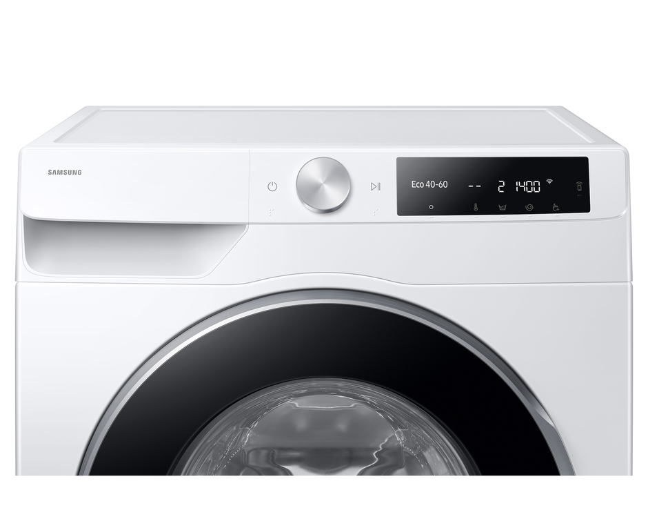 Samsung Series 6 WW90DG6U85LEU1 Bespoke AI Front-Load 9 kg 1400 Spin Washing Machine White