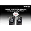 Samsung Series 8 DV90BB9445GBS1 with Optimal Dry 9kg Heat Pump Tumble Dryer Black