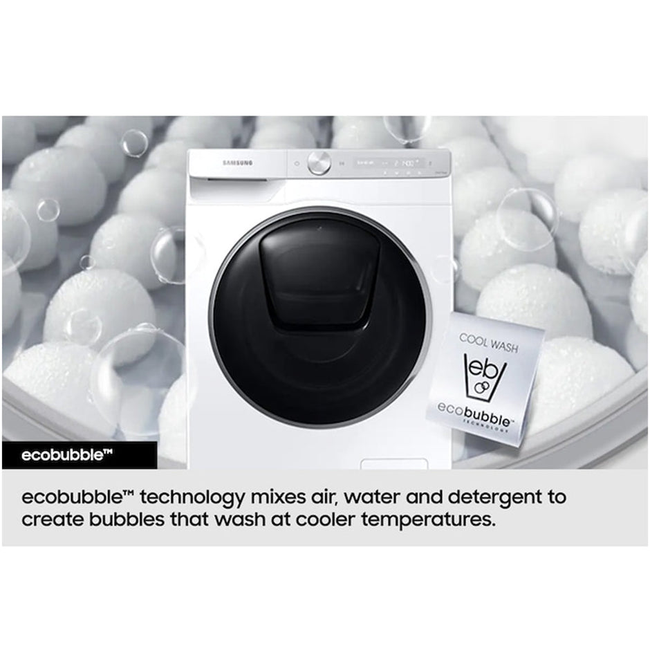 Samsung Series 8 WW11DB8B95GBU1 Bespoke AI Energy 11kg 1400 Spin Smart Washing Machine Black