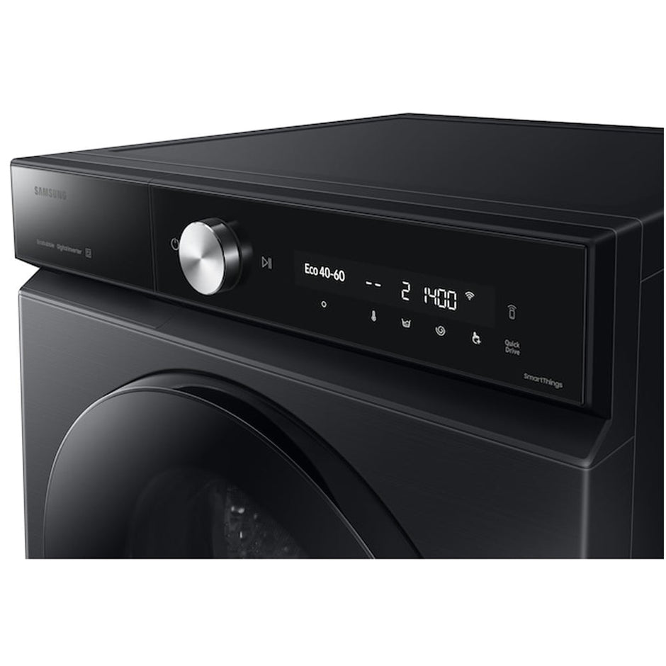 Samsung Series 8 WW11DB8B95GBU1 Bespoke AI Energy 11kg 1400 Spin Smart Washing Machine Black