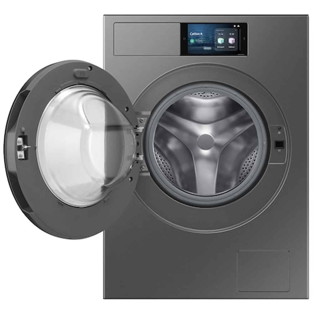 Samsung Series 9 WF90F09C4SU1 Bespoke AI Home 9kg 1400 Spin Smart Washing Machine Dark Steel