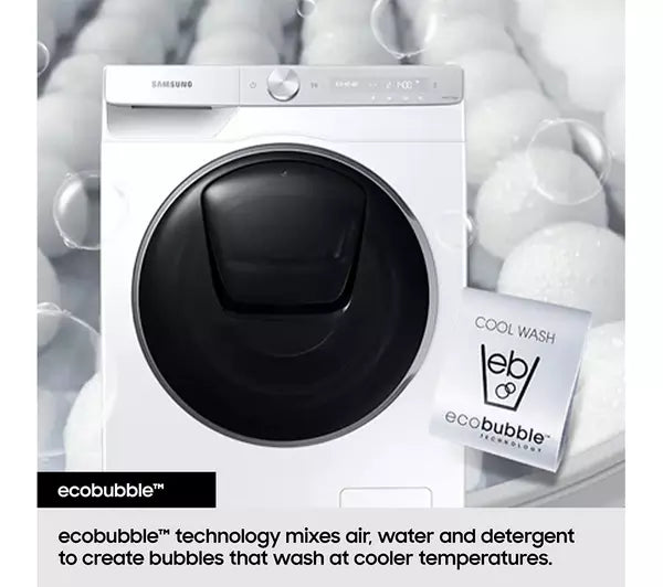 Samsung WW90CGC04DAEEU 9kg 1400 Spin Washing Machine White