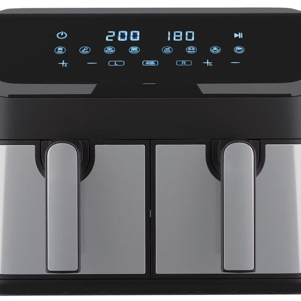 Daewoo SDA2616GE 9L XL Digital Double Drawer Air Fryer 2000W