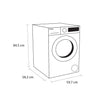 Sensis WMF01914AW 9kg 1400 Spin Washing Machine White