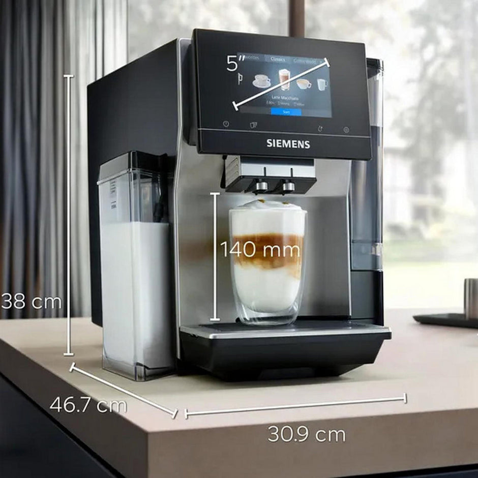 Siemens TQ717GB3 EQ700 Bean To Cup Coffee Machine Stainless Steel