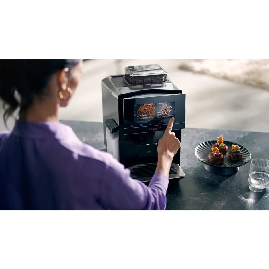 Siemens TQ903GB9 EQ900 Bean to Cup Coffee Machine Black