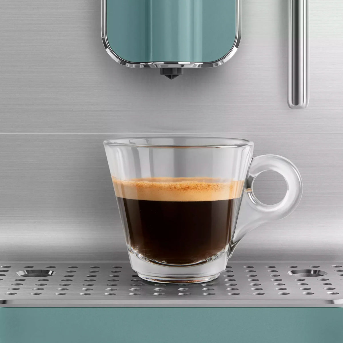 Smeg BCC12EGMUK Retro Bean to Cup Espresso Coffee Machine Emerald