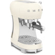 Smeg ECF02CRUK 50s Retro Style Espresso Coffee Machine with Steam Wand Cream