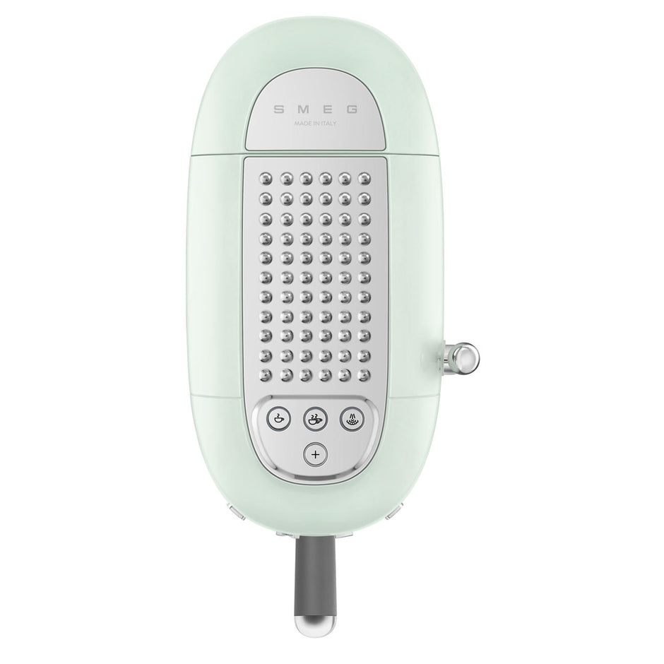 Smeg ECF02PGUK Espresso Coffee Machine with Steam Wand Pastel Green
