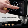 Swan SK22113BLK Espresso Digital Coffee Machine with Built-in Milk Frother - Black