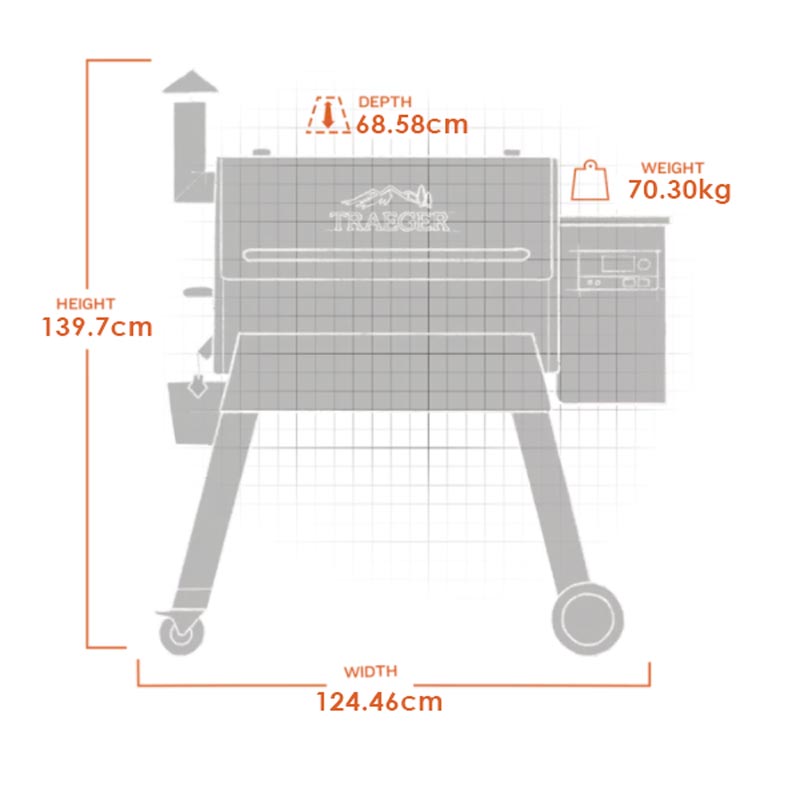 Traeger Pro 780 Wood Pellet Smoker BBQ
